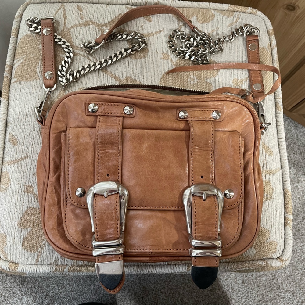 Leather crossbody bag